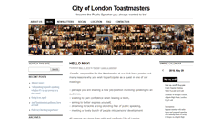 Desktop Screenshot of cityoflondontoastmasters.org